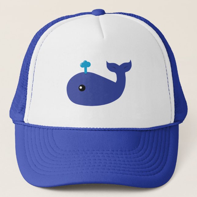 Casquette Baleine mignonne (Devant)