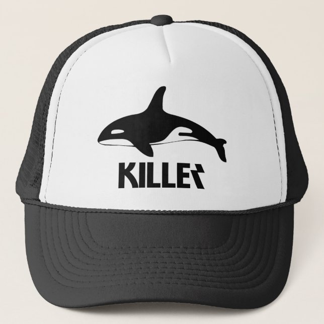 Casquette Baleine tueuse Orca de la mort (Devant)