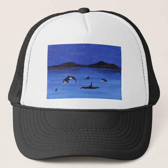 Casquette Baleines tueuses (Devant)