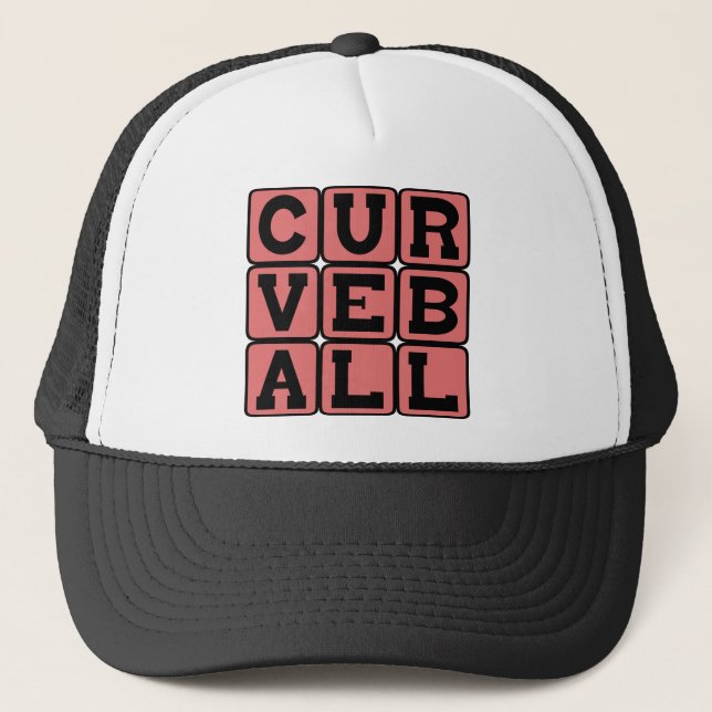 Casquette Balle courbe, lancer de baseball (Devant)