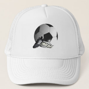 Casquette Balle De Football Et Chaussures,