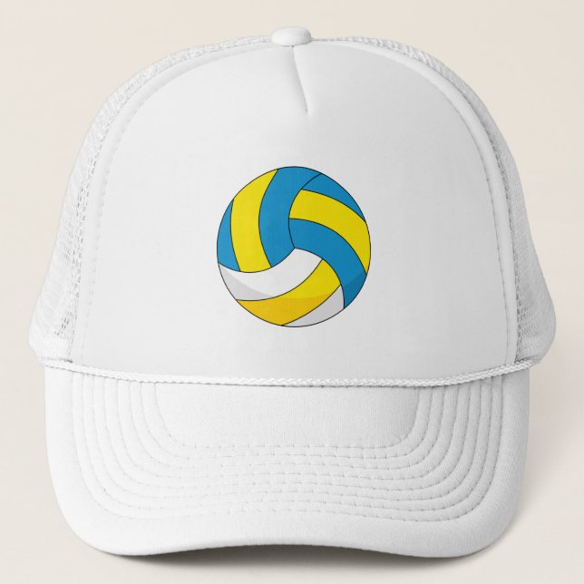 Casquette Balle de volley-ball en dessin (Devant)