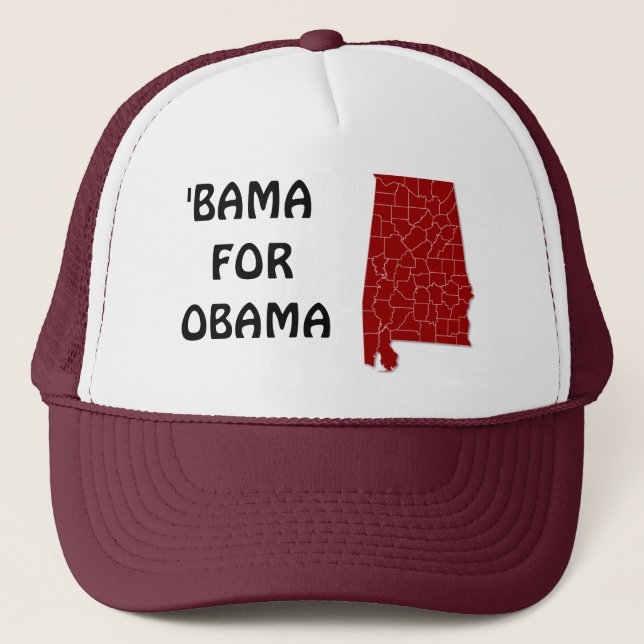 CASQUETTE 'BAMA POUR OBAMA (Devant)
