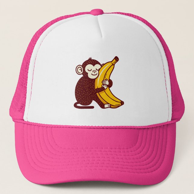 Casquette Banane d'amour de singe (Devant)