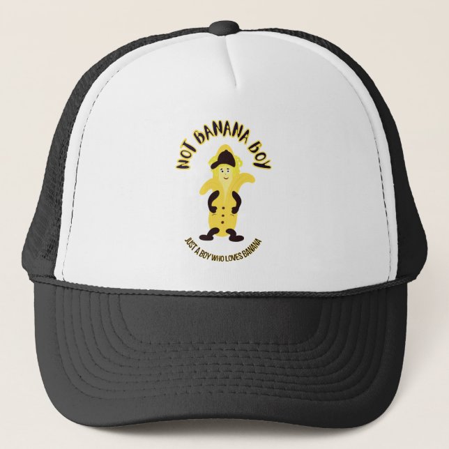 Casquette Banane jaune amusante (Devant)
