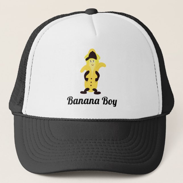 Casquette Banane jaune amusante (Devant)