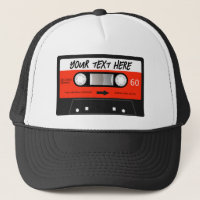 Bande de cassette Vintage rouge Mixtape amusante C