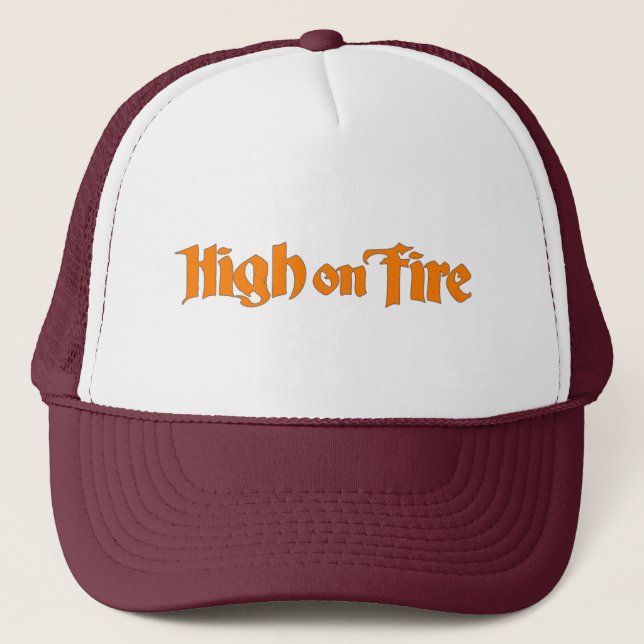 Casquette bande de feu haute (Devant)
