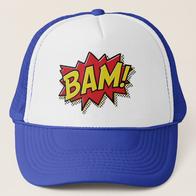 Casquette bande dessinée bam ! (Devant)