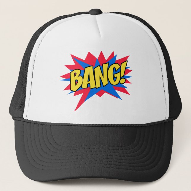 Casquette Bande dessinée BANG (Devant)