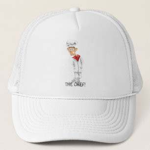 Casquette Bande dessinée de chef avec des énonciations