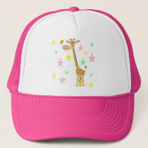 Casquette bande dessinée de girafe