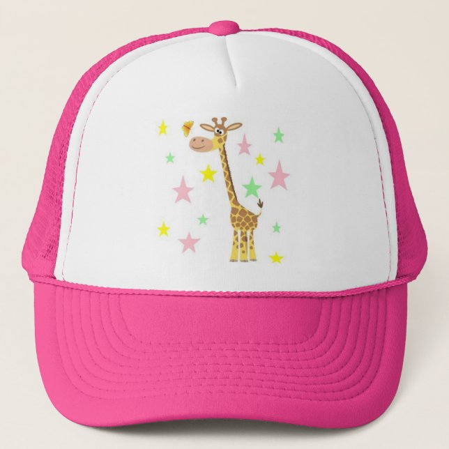Casquette bande dessinée de girafe (Devant)
