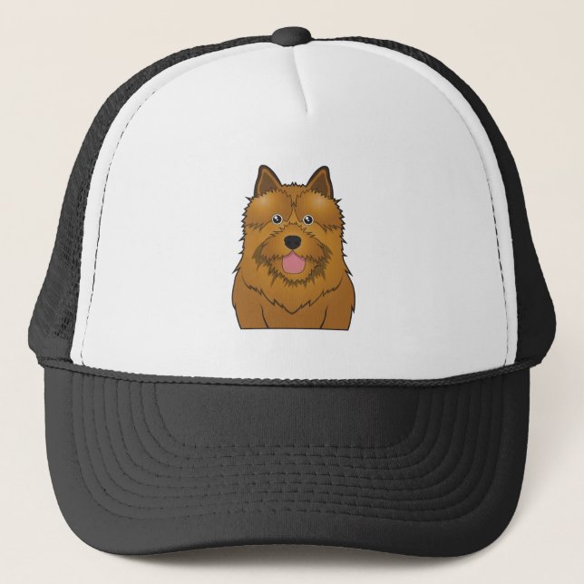 Casquette Bande dessinée de Norwich Terrier (Devant)
