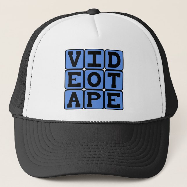 Casquette Bande vidéo, cassette VHS (Devant)