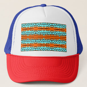 Casquette Bandes aquarelles, motif coloré et lumineux.