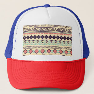 Casquette Bandes tribales aztèques : Illustration Vintage