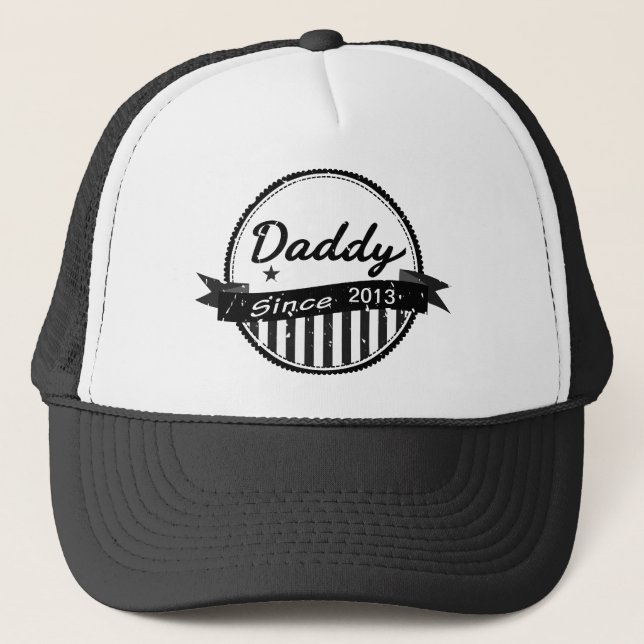 Casquette Bannière Cercle Papa Grunge Depuis 2013 (Devant)