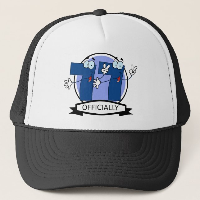 Casquette Bannière d'anniversaire officielle 77 (Devant)