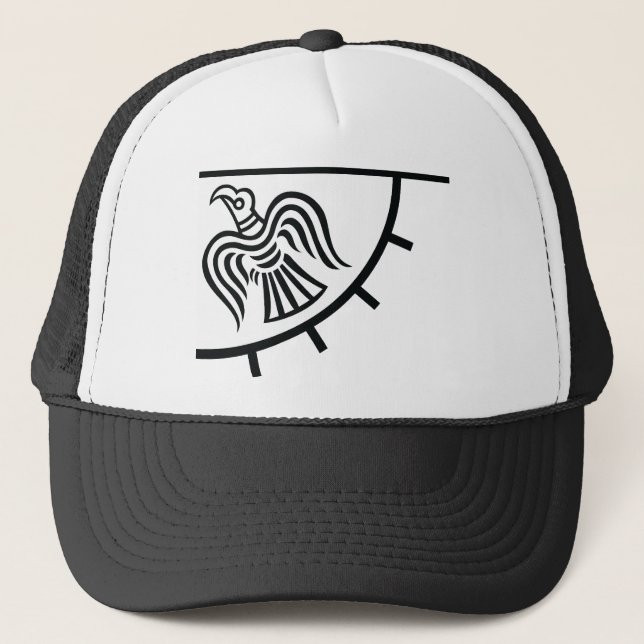 Casquette Bannière de Raven (drapeau de Viking) (Devant)