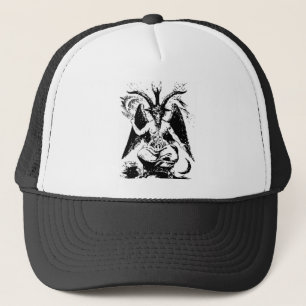 Casquette Baphomet noir vintage