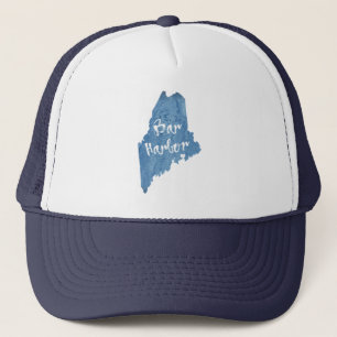 Casquette Bar Harbour Maine Wood Grain