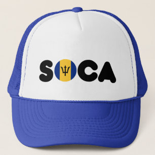Casquette Barbade Soca Music Bajan Drapeau de la Barbade Car