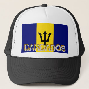 Casquette barbadien de souvenir de drapeau des