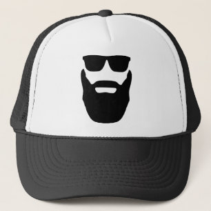 Casquette Barbe et lunettes de soleil