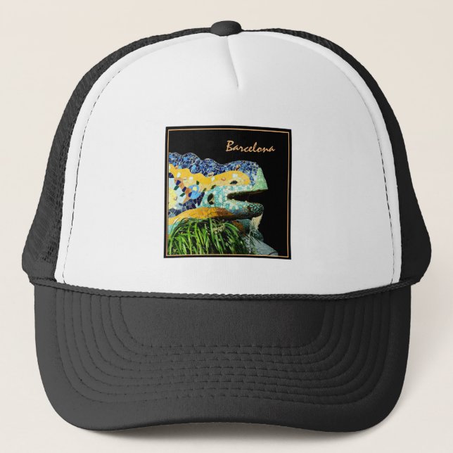 Casquette Barcelone Lizard & Parc Guell, Catalogne / Gaudi (Devant)