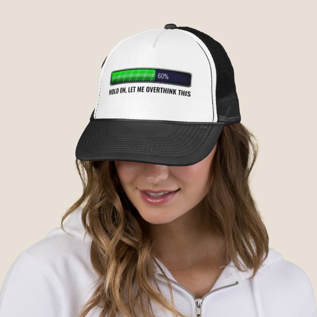 Casquette Barre électronique "Chargement" avec % d'état et m (En situation)