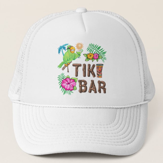 CASQUETTE BARRE TROPICALE TIKI (Devant)