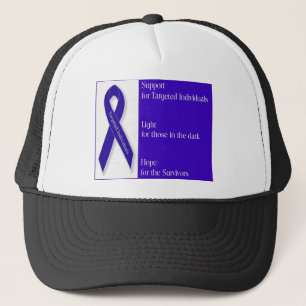 Casquette bas de boule avec le logo de ruban