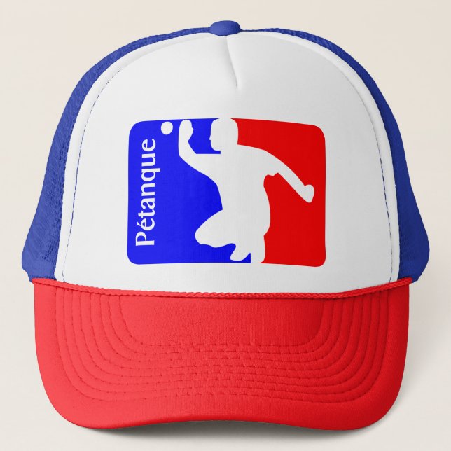 Casquette Baseball cap with the Petanque Americaine logo. (Devant)