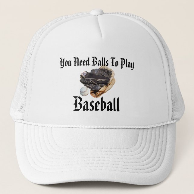 Casquette Baseball Vous Avez Besoin De Balls Drôle Logo, (Devant)