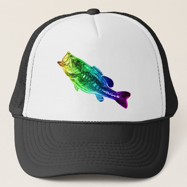 Casquette BASES LARGEMOUTH Arc-en-ciel (Devant)