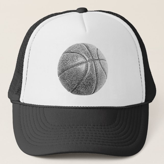 Casquette Basket-ball avec effet crayon (Devant)