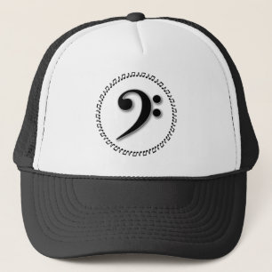 Casquette Bass Clef Music Note Design