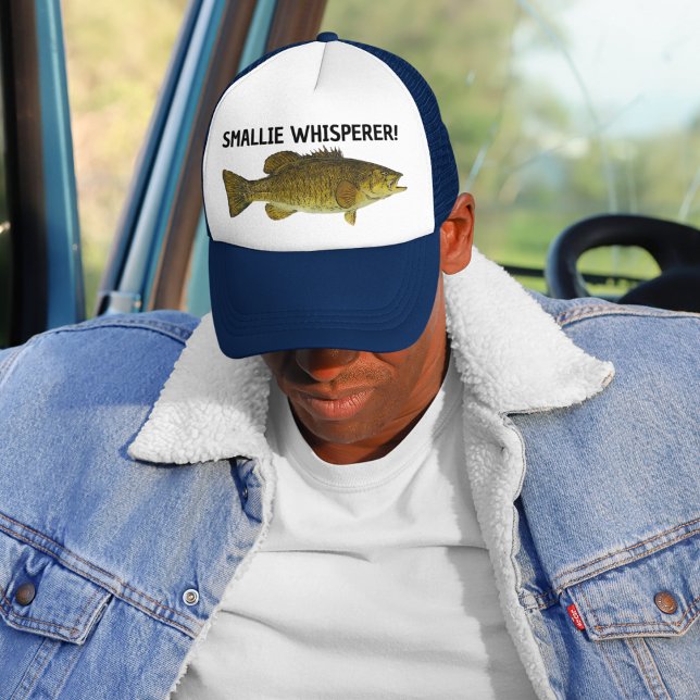 Casquette Bass Whisperer Funny Pêcheur pêcheur pêcheur pêche (Créateur téléchargé)