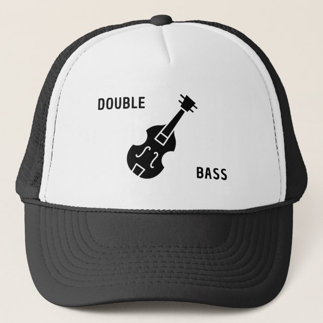Casquette Basse double en noir (Devant)
