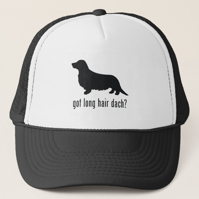 Casquette Basset allemand aux cheveux longs (Devant)