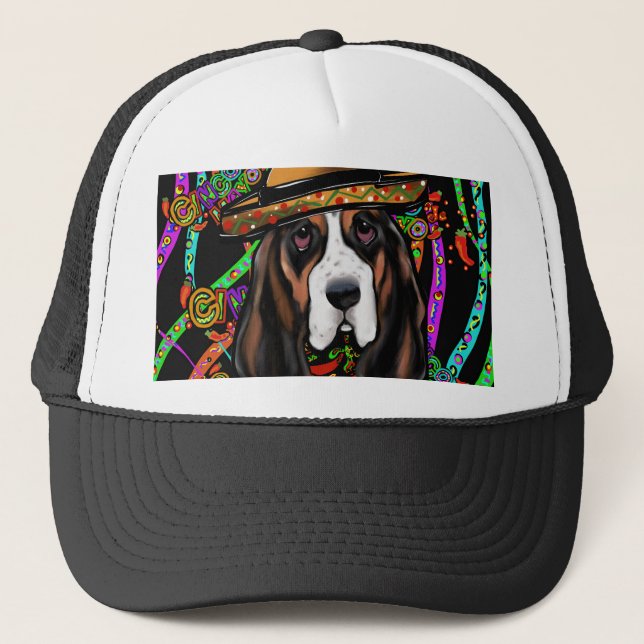 CASQUETTE BASSET HOUND (Devant)