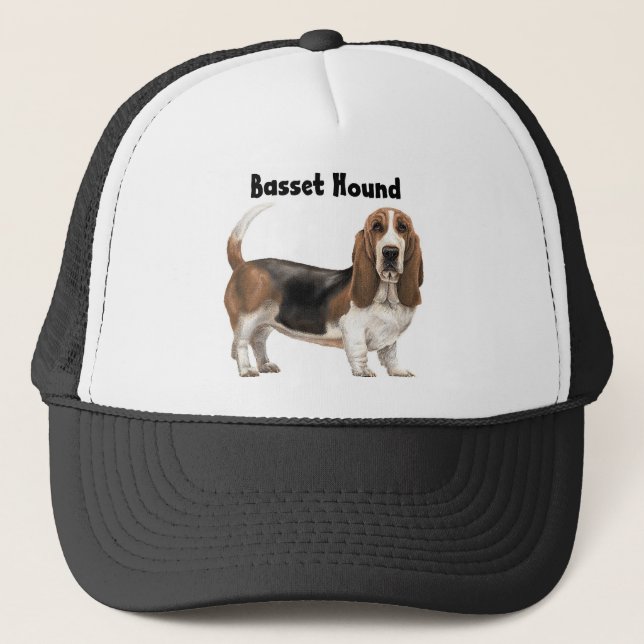 Casquette Basset Hound (Devant)