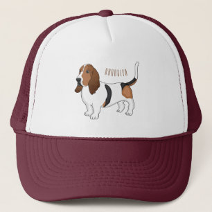 Casquette Basset hound dessin de chien