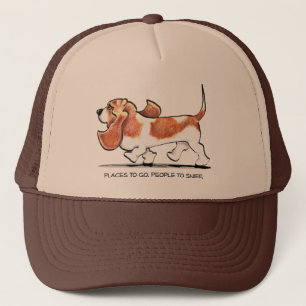 Casquette Basset Hound occupé