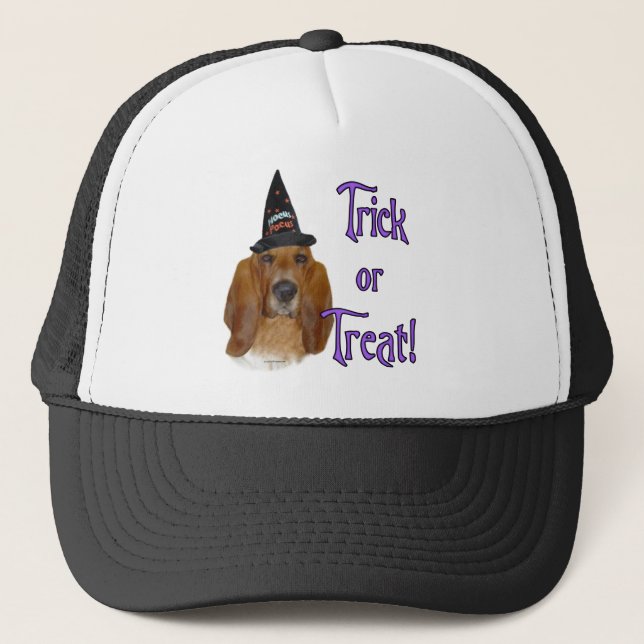 Casquette Basset Hound Trick (Devant)