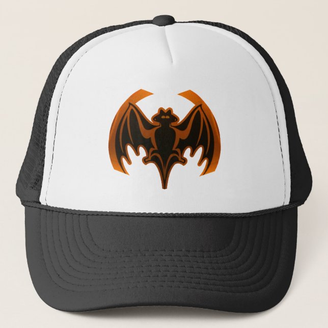Casquette Bat Orange Le MUSÉE Zazzle Cadfts (Devant)