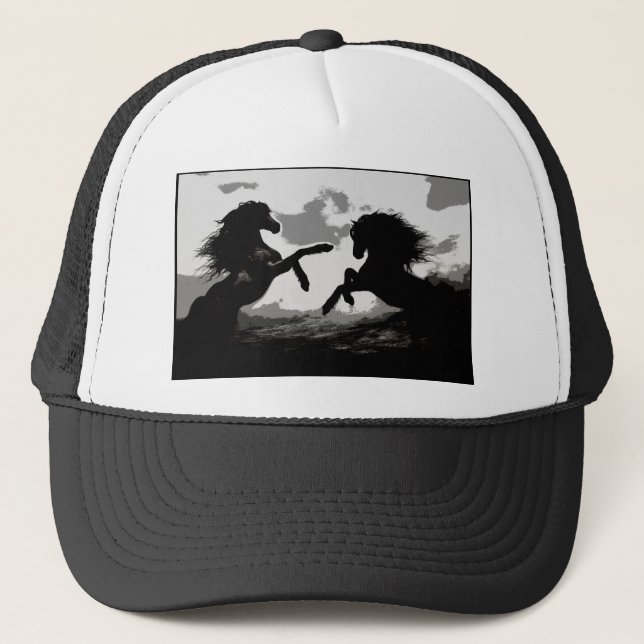 Casquette Bataille des Chevaux - Art Equin (Devant)