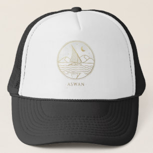 Casquette Bateau à voile d'Assouan, ligne minimaliste - Nil