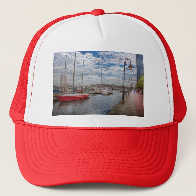 Casquette Bateau - Baltimore, DM - un jour beau à Baltimore (Devant)